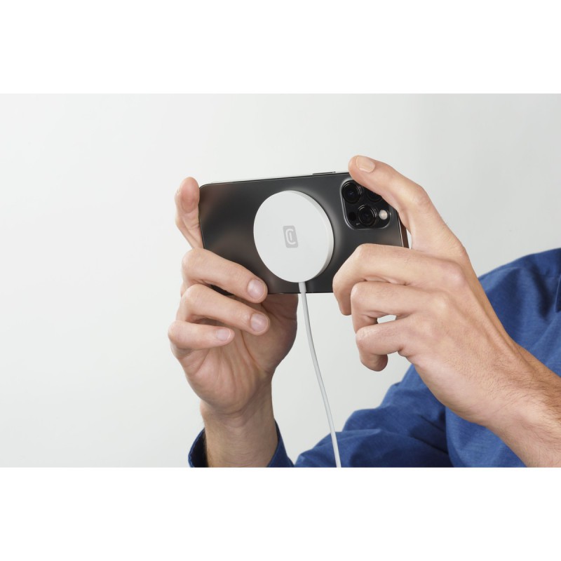 caricabatteria da rete magsafe 7,5w fast charge bianco