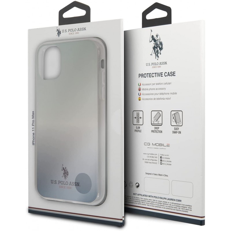 cover u.s. polo iphone 11 pro max  ligh blue