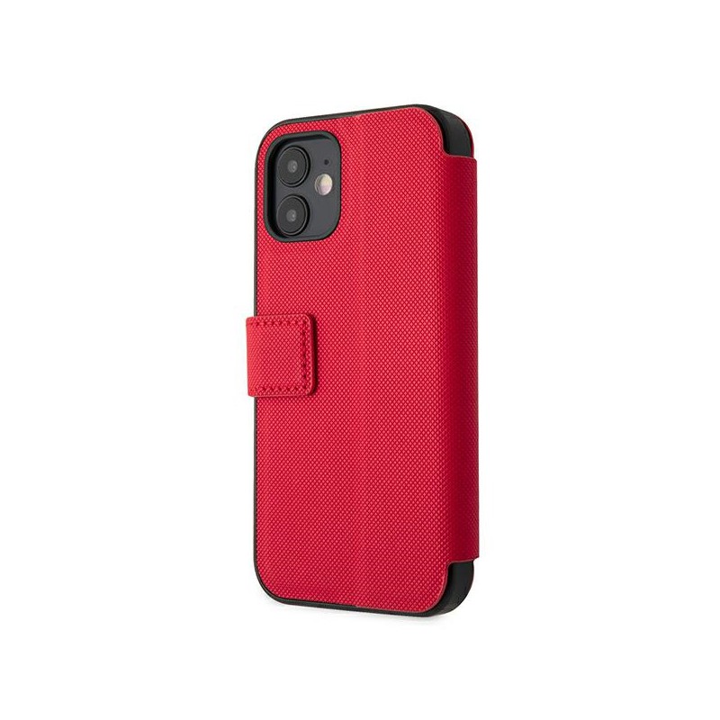 custodia a libro u.s. polo iphone 12 mini rossa