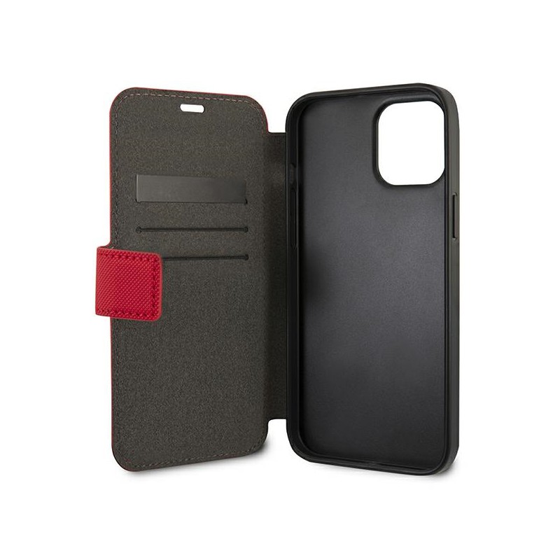 custodia a libro u.s. polo iphone 12 mini rossa
