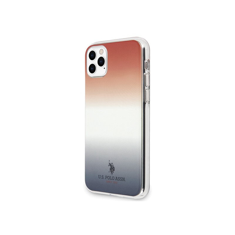 cover u.s. polo iphone 11 pro max rossa blu