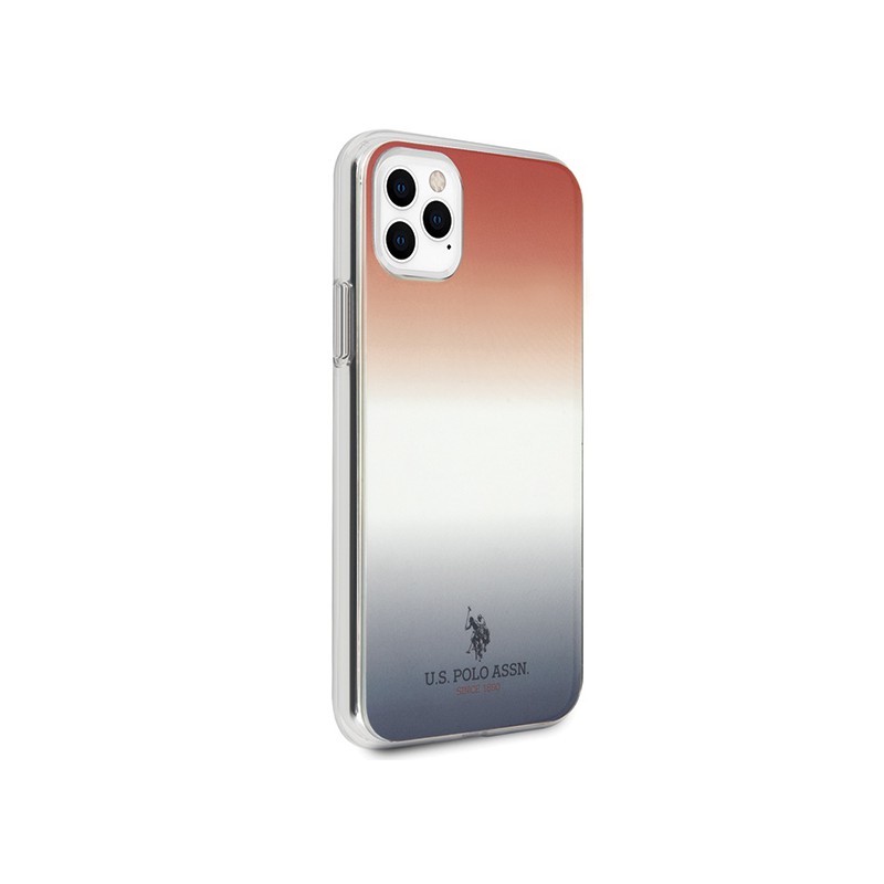 cover u.s. polo iphone 11 pro max rossa blu