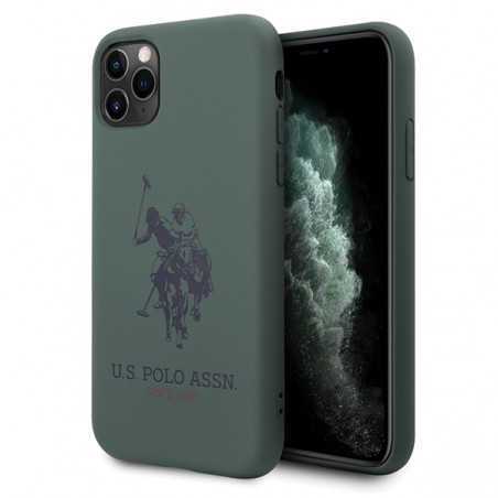 cover u.s. polo iphone 11 pro  green