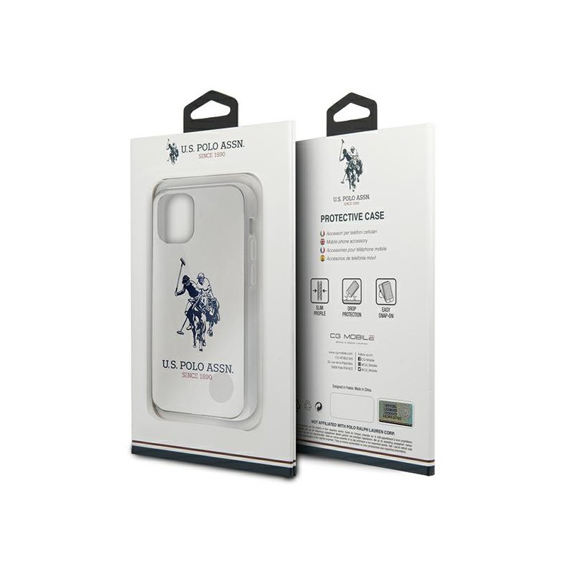 cover u.s. polo iphone 12 mini  bianca