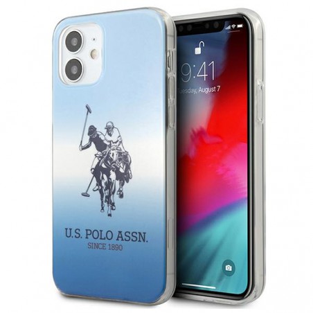 cover u.s. polo iphone 12 mini azzurra