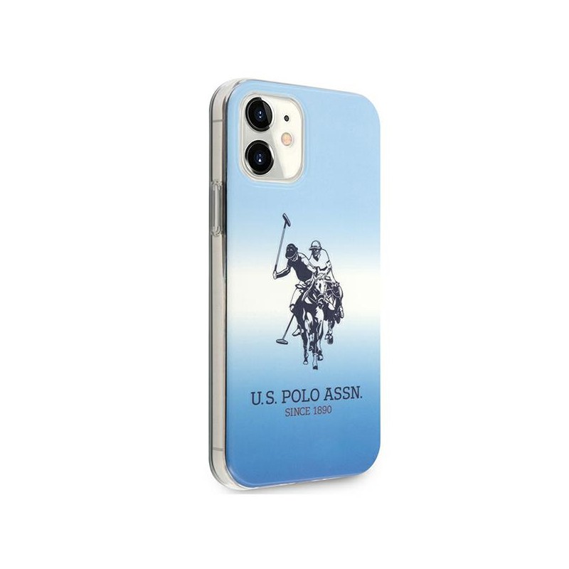 cover u.s. polo iphone 12 mini azzurra