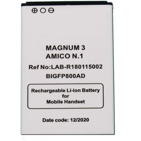 batteria originale brondi amico numero uno - magnum 3