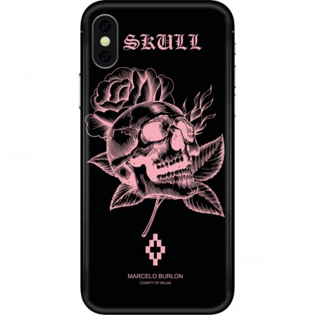 cover marcelo burlon iphone x/xs  skull