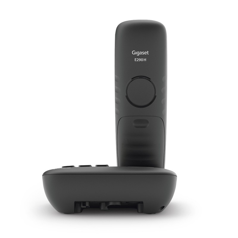 telefono cordless con segreteria tasti grandi nero