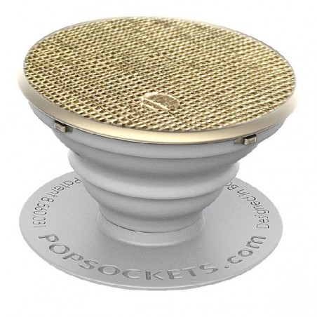 phone grip & stand saffiano gold