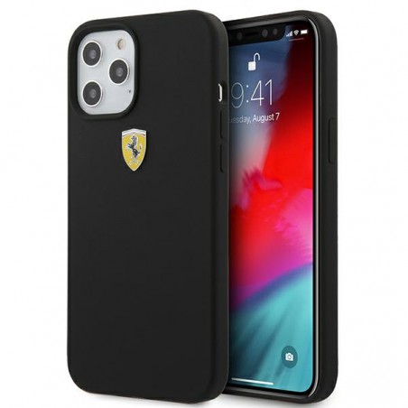 cover ferrari iphone 12 pro max silicone nero
