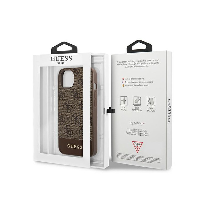 cover guess iphone 13 brown
