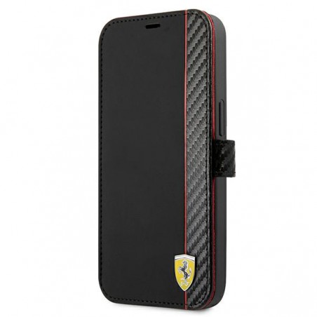 custodia a libro ferrari iphone 13 pro nera