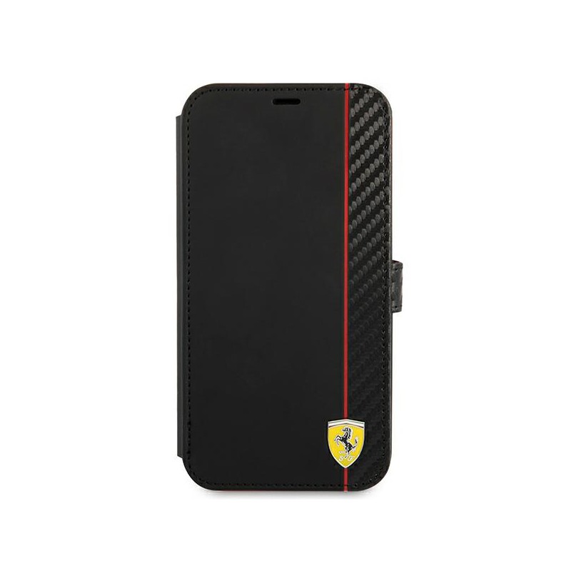 custodia a libro ferrari iphone 13 pro nera