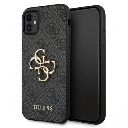 cover guess iphone 11 blackcon logo gold
