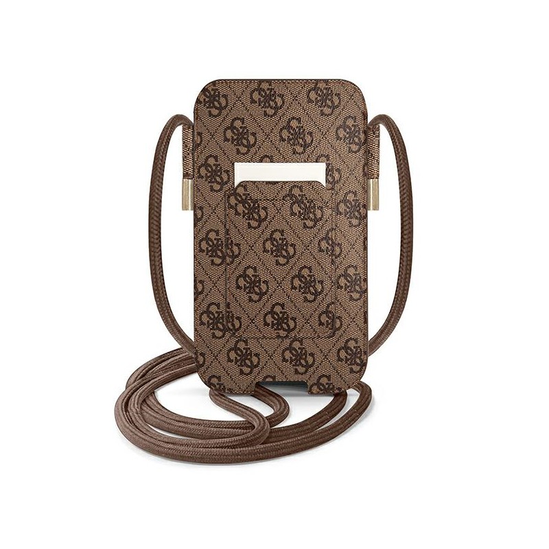 portacellulare universale guess black con tracolla sino a 6,1 "