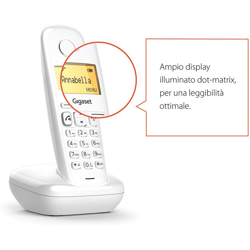 cordless gigaset a270 bianco