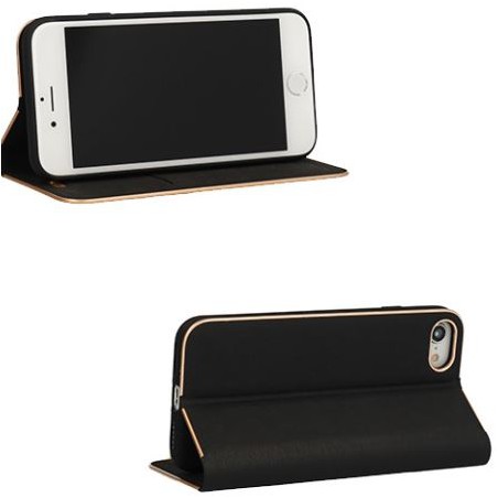 book a03s con porta carte di credito chiusura magnetica nera