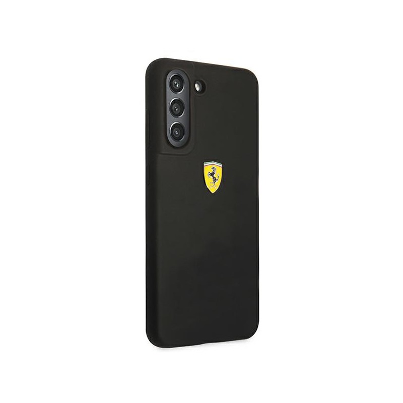 cover ferrari samsung s21 silicone nero