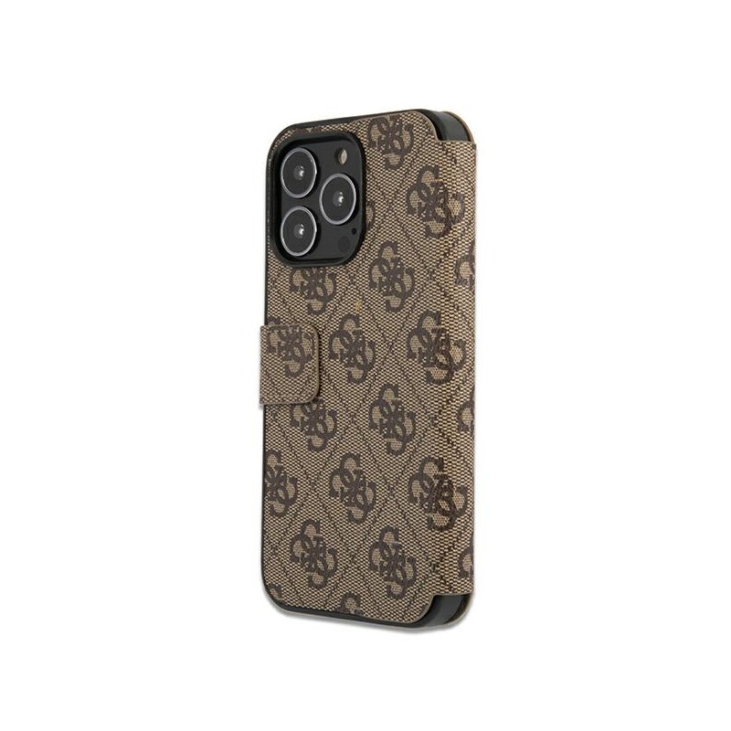 custodia a libro guess iphone 13 pro brown