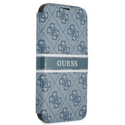 custodia a libro guess iphone 13 pro max blu