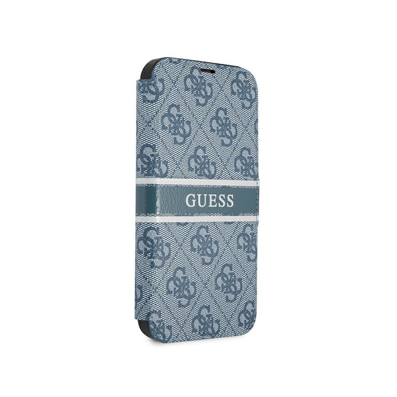 custodia a libro guess iphone 13 pro max blu