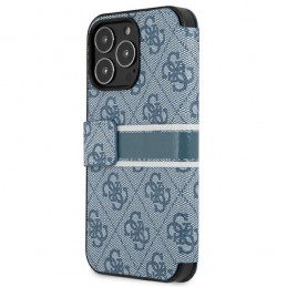 custodia a libro guess iphone 13 pro max blu