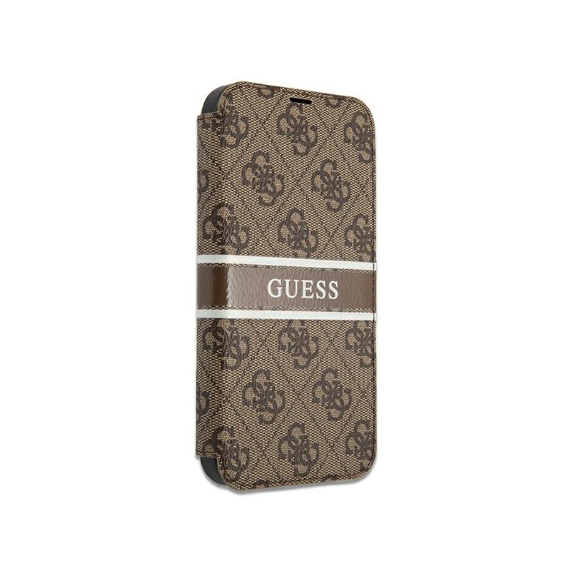 custodia a libro guess iphone 13 pro max brown