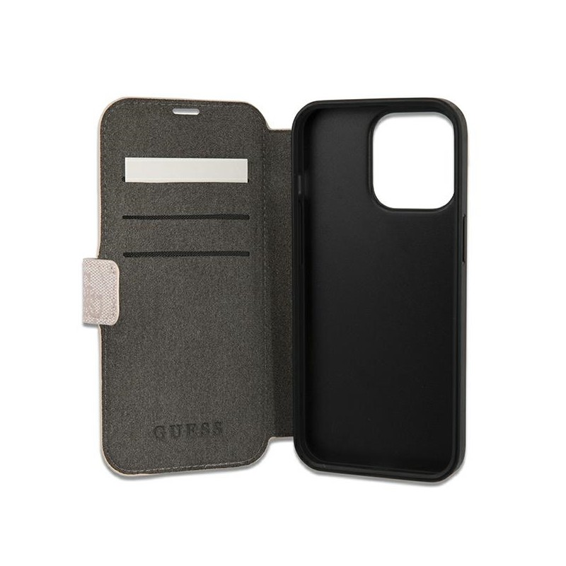 custodia a libro guess iphone 13 pro max pink