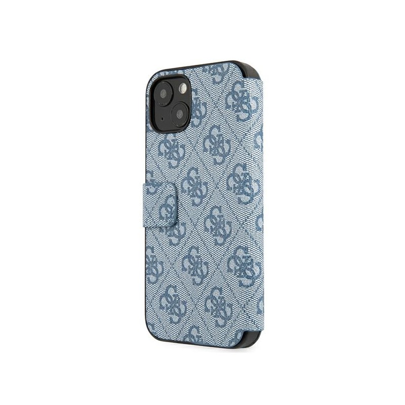 custodia a libro guess iphone 13 pro max blu