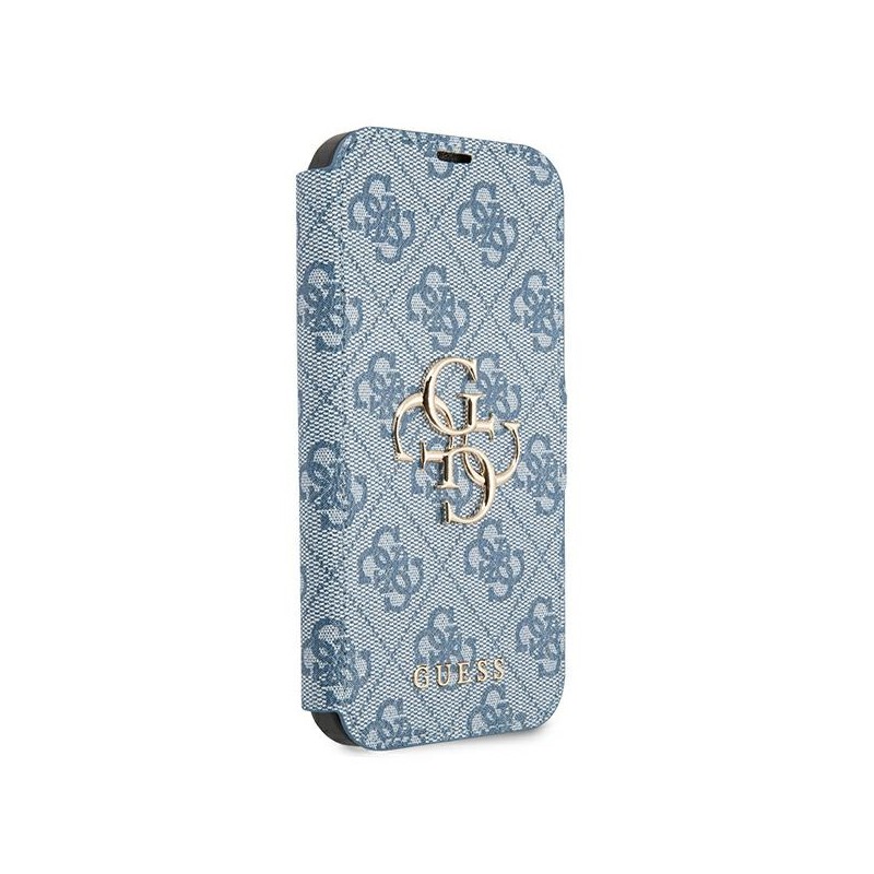 custodia a libro guess iphone 13 pro max blu