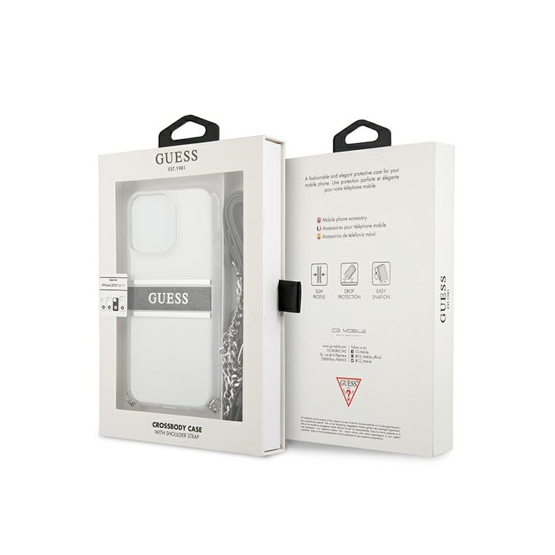 cover guess iphone 13 pro silver