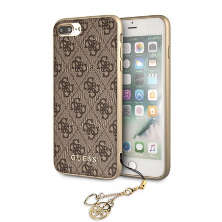 cover guess iphone 6 / 7 / 8 plus ciondolo oro