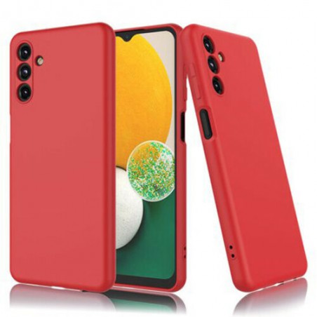 cover in silicone per samsung a13 5g rossa
