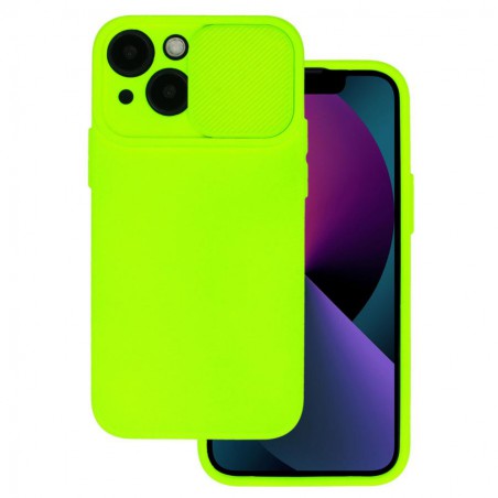 cover a22 5g silicone con protezione fotocamera lime
