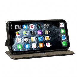 book a02s con porta carte di credito chiusura magnetica black