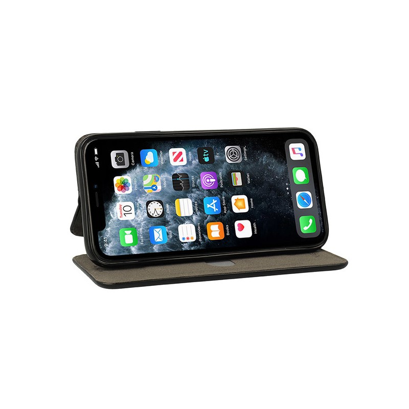 book a41 con porta carte di credito chiusura magnetica  black