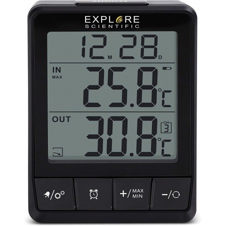 explore scientific termometro Temperatura interna / esterna
Supporta fino a 3 sensori 
1 incluso in confezione