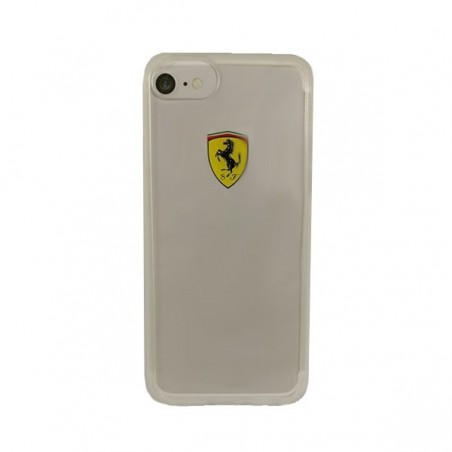 cover ferrari iphone 6s/ 7/ 8/ se ( 2020 ) shockproof transparent black