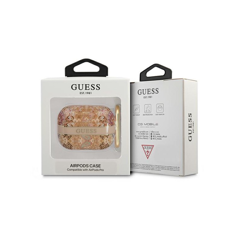 cover guess airpods pro  gold