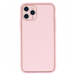 cover iphone 7/8/SE 2020 rivestita in pelle ecologica rosa