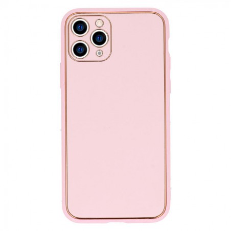 cover iphone 7/8/SE 2020 rivestita in pelle ecologica rosa