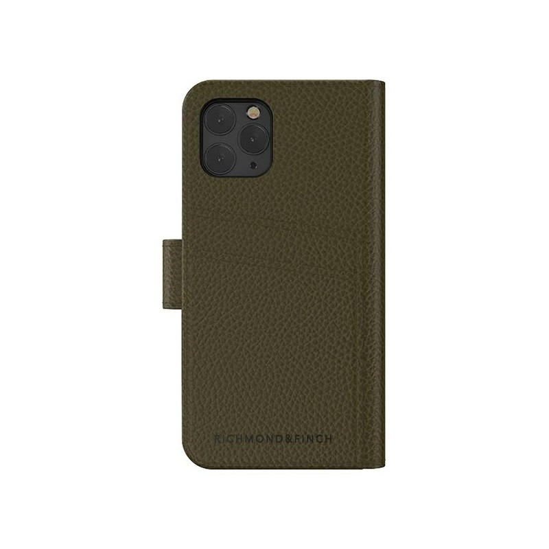custodia a libro iphone 11 pro richmond & finch verde con cover interna staccabile