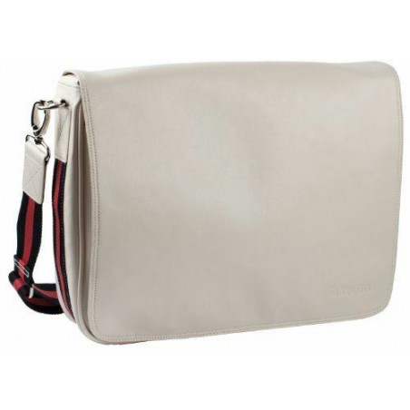 borsa per laptop sino a 16 pollici color beige ecopelle