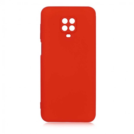 cover in silicone per xiaomi redmi note 9 pro rossa