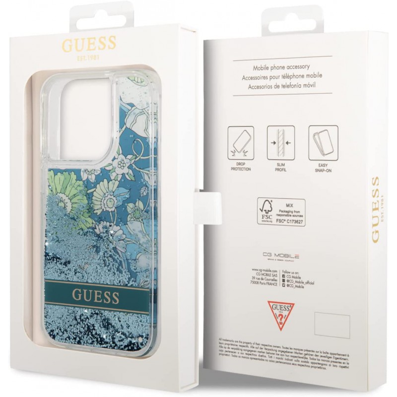 cover guess iphone 14 pro max liquid glitter