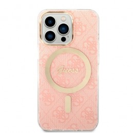 cover guess + caricabatterie magsafe iphone 13 pro max pink