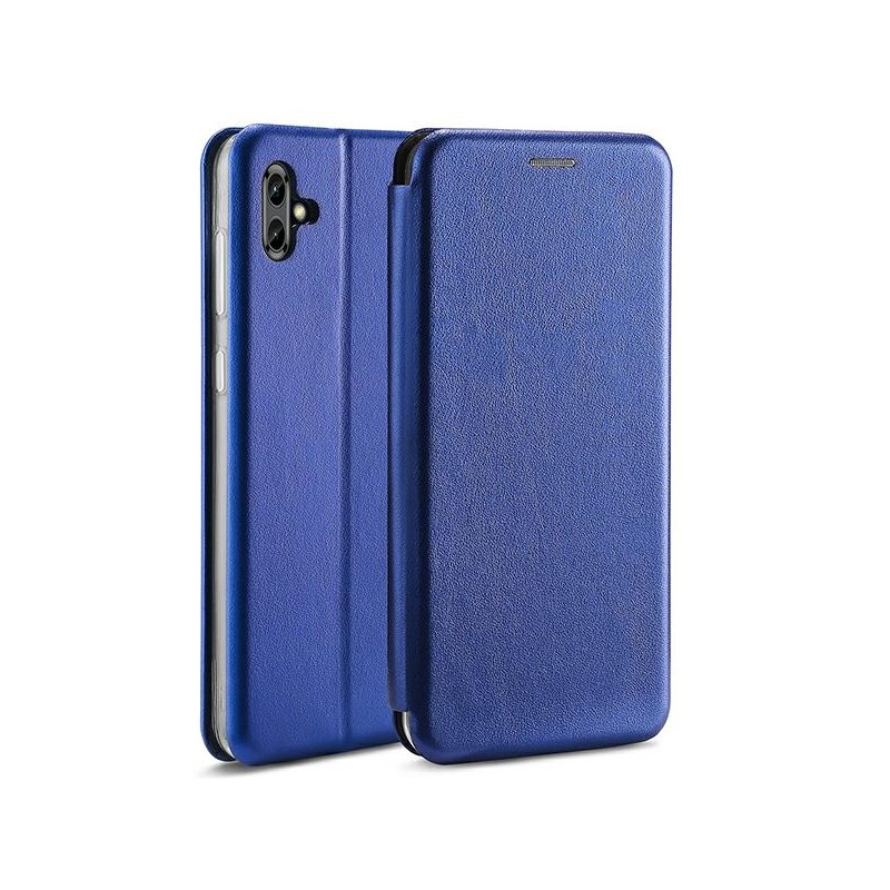 book a23 5g con porta carte di credito chiusura magnetica blu