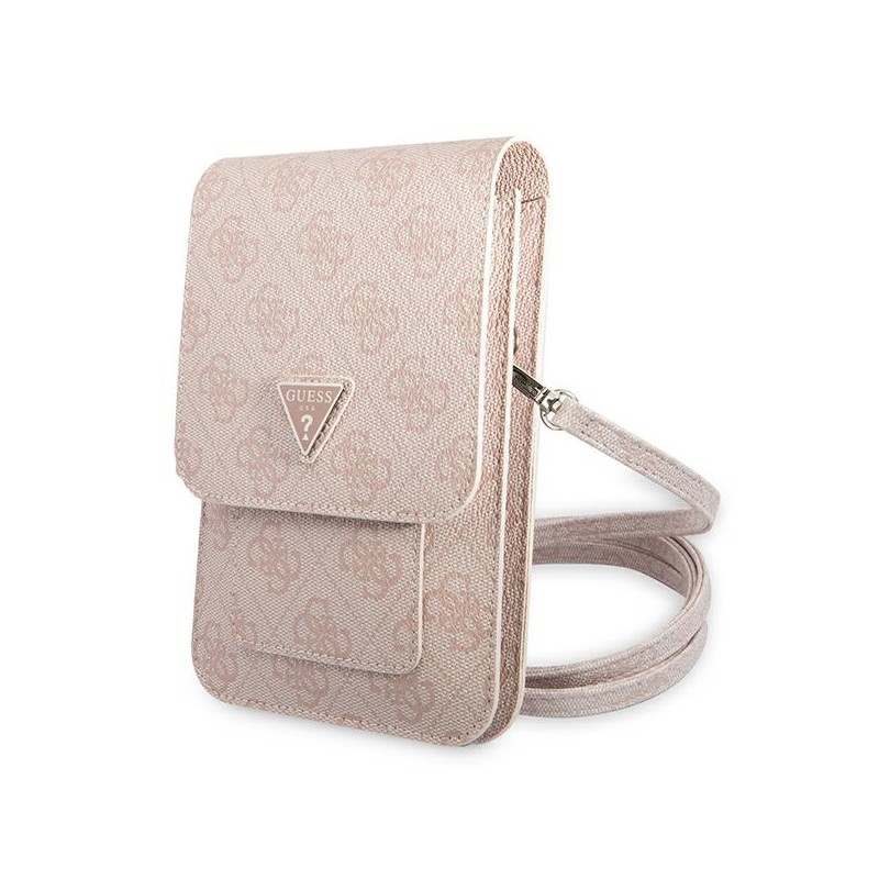 portacellulare universale guess grey con pink