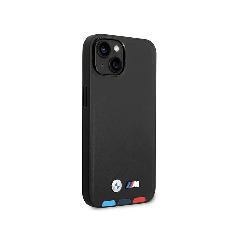 cover mercedes iphone 13 -14 -15  nera vera pelle